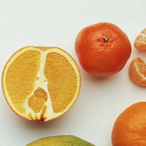 top view of tangerine