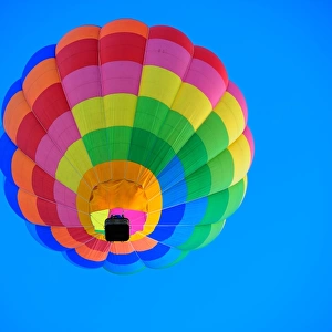 Hot Air Balloon Flying Over Parkes, Canberra
