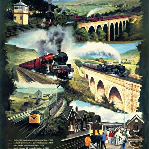 Cropped version of Settle-Carlisle Line, Regional Railways poster, 1992