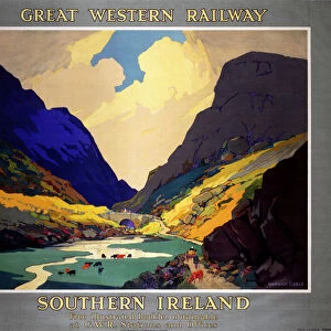 Southern Ireland, GWR poster, 1923-1947