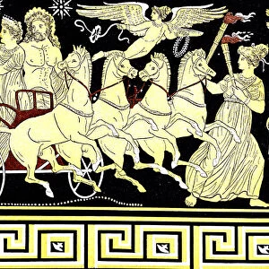 The descent of the Prosperpina into the underworld at the annual change of seasons