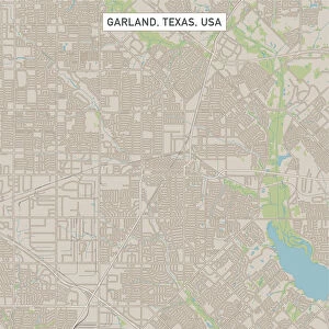 Garland Texas US City Street Map