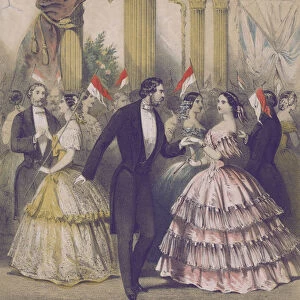 Grand Polish Ball, Guildhall in London, circa 1848