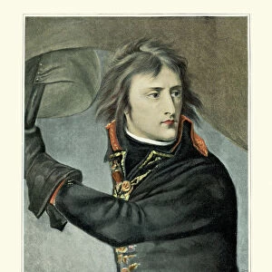Napoleon Bonaparte at the Battle of Arcole