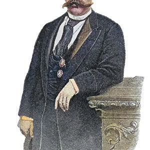Portrait of Emilio Castelar y Ripoll (1832-1899) Spanish republican politician, and a president of the First Spanish Republic