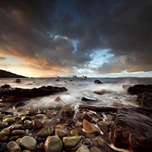 Storm Pebble, Stone Beach Elgol Isle Skye Scotland