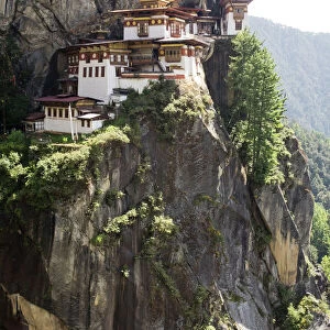 Travel Destinations Collection: Taktsang Lhakhang, The Tiger's Nest Temple, Bhutan