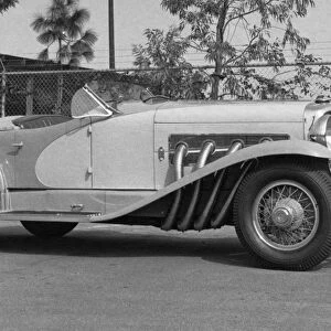 Deusenberg 1935 Sport model roadster. SSJ model with unusual dual carbs and supercharger