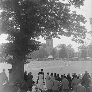 Southborough Green, Scene of men versus women charity cricket match 5 September 1934