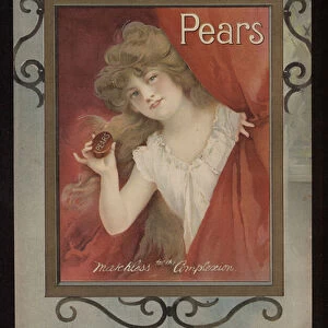Advertisement for Pears soap (colour litho)