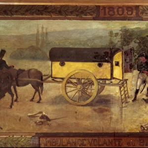 Baron Larreys flying ambulance (Dominique Jean, Baron Larrey 1766 - 1842