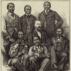 Basuto Deputation to the Cape Government (engraving)
