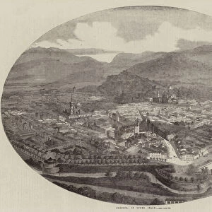 Brescia, in Upper Italy (engraving)