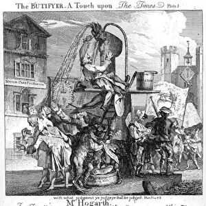 The Butifyer, A Touch upon The Times, 1762 (engraving)