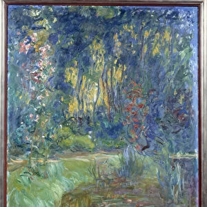 A corner of Givernys pond. Painting by Claude Monet (1840-1926), 1919. Oil on canvas