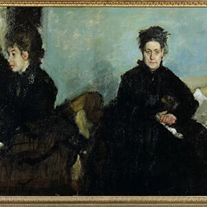 The Duchess de Montejasi and her daughters Elena and Camilla, 1876 (oil on canvas)