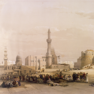 The Entrance to the Citadel of Cairo, from Egypt and Nubia, Vol. 3 (litho)