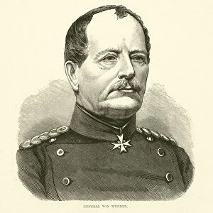 General Von Werder, September 1870 (engraving)