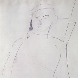 Jacques Lipchitz (1891-1973) c. 1917 (pencil on paper)