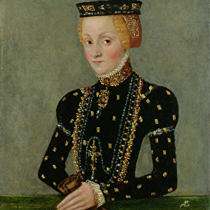 Katarzyna Jagiellonka of Poland, c. 1553-56 (oil on copper)