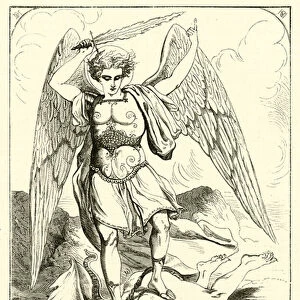 L archange saint Michel (engraving)