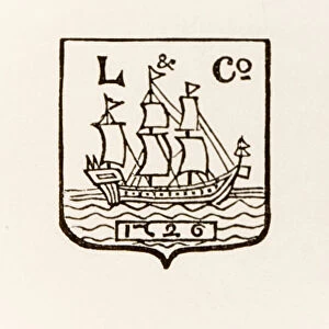 L & Co Ship 1726 logo used by Longmans Green and Company (now Longmans
