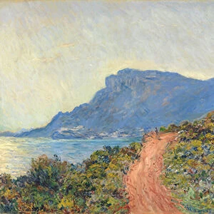 La Corniche near Monaco, 1884 (oil on canvas)
