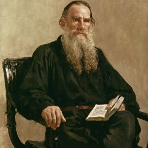 Lev Tolstoy (1828-1910) 1887 (oil on canvas)