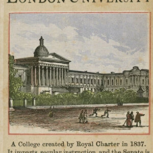 London University (colour litho)