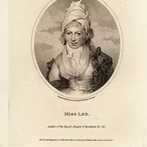 Miss Sophia Lee (1750-1824), English dramatist and author. 1769 (engraving)