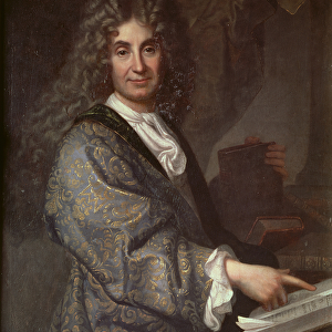Nicolas Boileau (1636-1711) (oil on canvas)