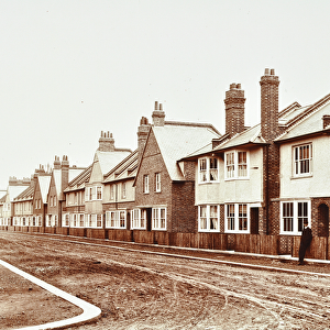 Norbury Estate, London, 1907 (b / w photo)
