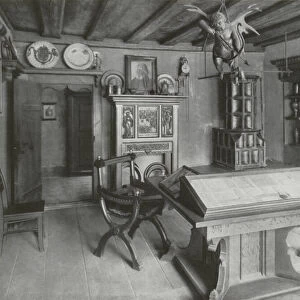 Nurnberg, Zimmer im Albrecht Durerhaus (b / w photo)