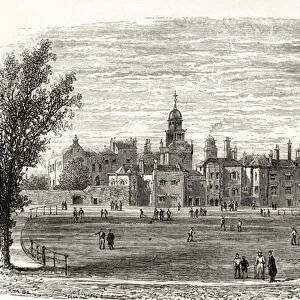 The Old Charterhouse, from London Pictures: Drawn with Pen and Pencil, by Rev