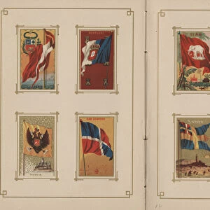 Pages 11 & 12, from Flags of All Nations and of the States