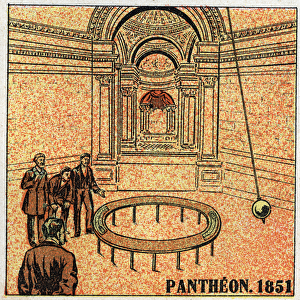 The pendulum: experience of Leon Foucault (1819-1868) at the Pantheon in 1851