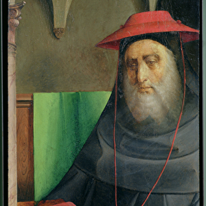 Portrait of Cardinal Bessarion (1402-72) c. 1475 (oil on panel)