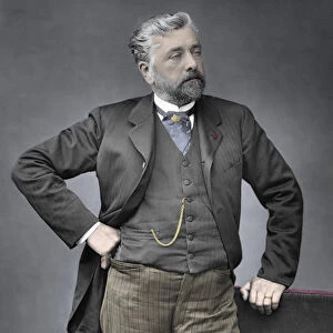 Portrait of Gustave Eiffel (1832-1923) - French engineer, 19th century (photo)