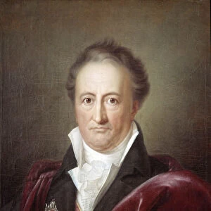 Portrait of Johan Wolfgang Goethe (1749 - 1832), German writer