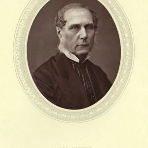 Portrait of Lord Selborne (b / w photo)