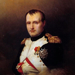 Portrait of Napoleon I (1769-1821) Decorating Iron Crown