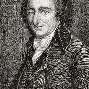 Portrait of Thomas Paine (1737-1809) (engraving)