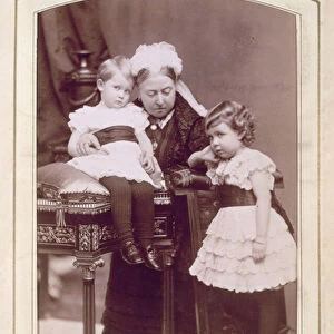 Queen Victoria (1819-1901) with her grandchildren, Prince Arthur (b