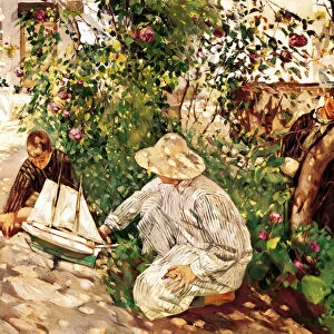 Rose Bushes (Costa Brava), 1920 (oil on canvas)