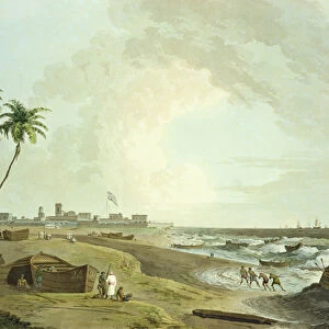 South East View of Fort St. George, Madras, plate 33 from Oriental Scenery