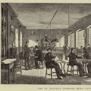 The St Agathas Working Mens Club (engraving)