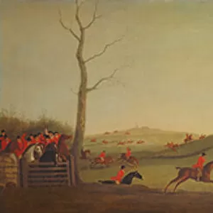 The start of the Billesdon Coplow Run, February 1800