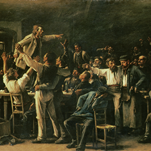 Strike, 1895 (oil on canvas)