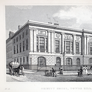 Trinity House, Tower Hill, from London and its Environs in the Nineteenth