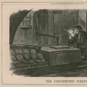 The unsuspected torpedo (engraving)
